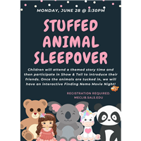 Stuffed Animal Sleepover Badge